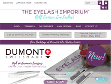 Tablet Screenshot of eyelashemporium.com